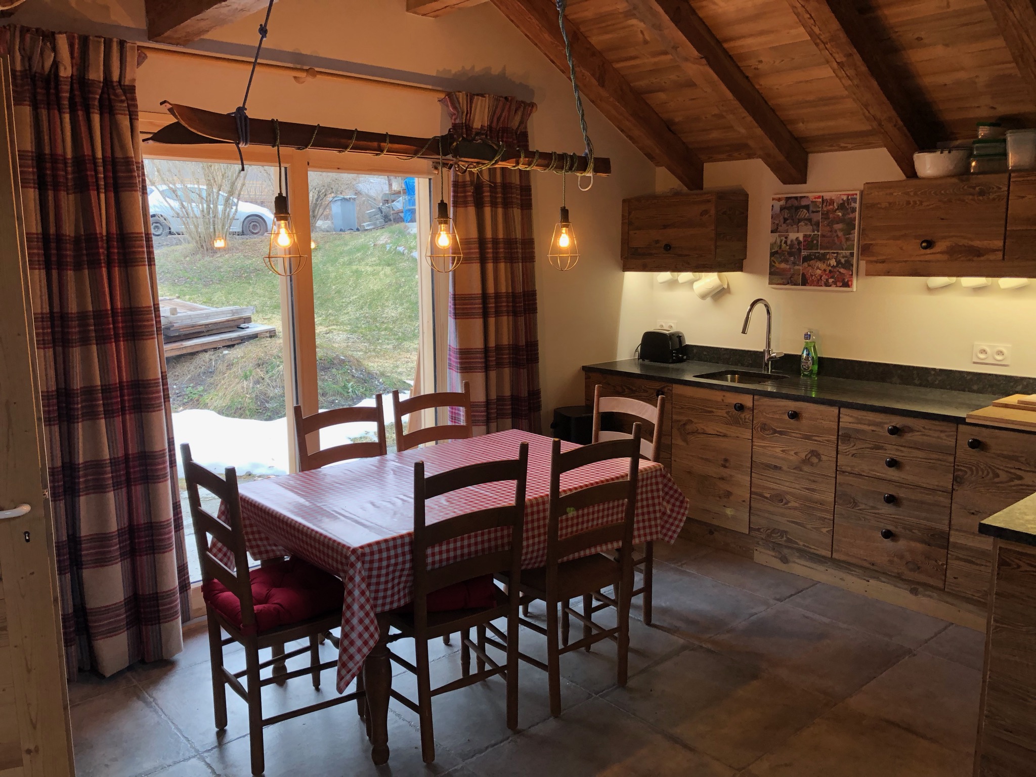 Kitchen and Dining Area